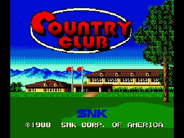 Country Club screen shot title